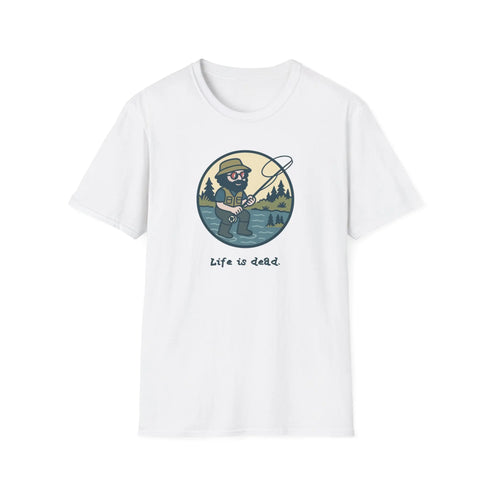 Grateful Dead - Fly Fishin' Jerry - Life is dead. Grateful Dead TShirt - StealieShop